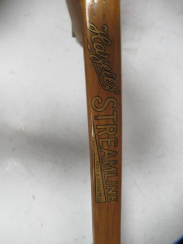 Lot 114 - Hazells' Streamline patent tennis racquet with...