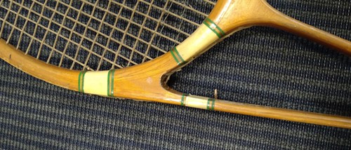 Lot 114 - Hazells' Streamline patent tennis racquet with...
