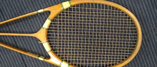 Lot 114 - Hazells' Streamline patent tennis racquet with...