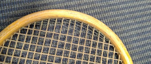 Lot 114 - Hazells' Streamline patent tennis racquet with...