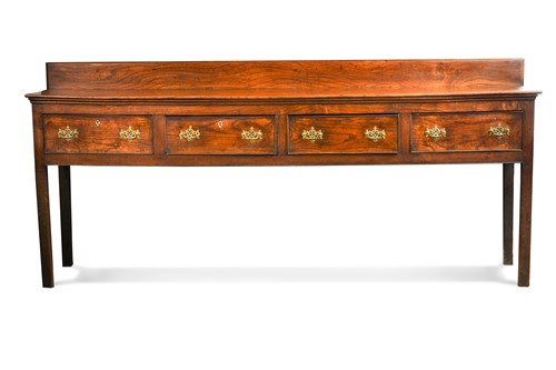 Lot 350 - An elm dresser base, late 18th century