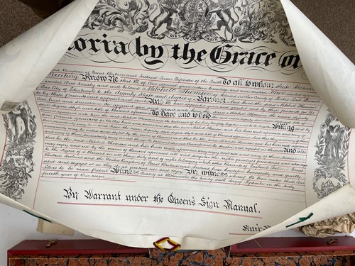 Lot 376 - A Letters Patent Grant of a Baronetcy