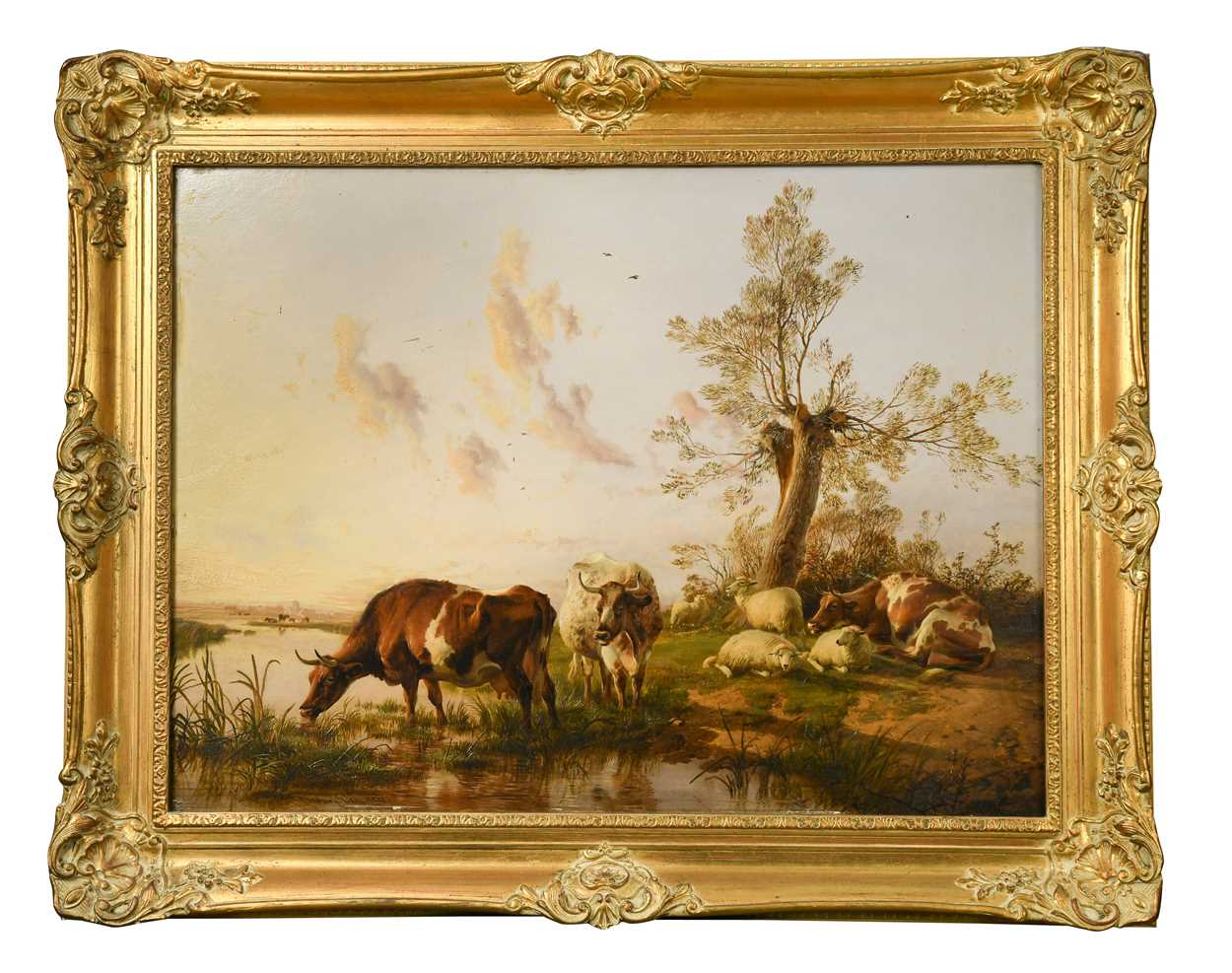 Lot 190 - Thomas Sidney Cooper RA (British, 1803-1902)