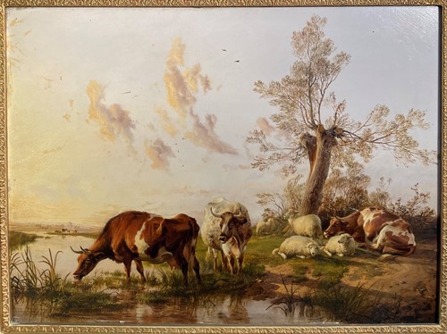 Lot 190 - Thomas Sidney Cooper RA (British, 1803-1902)