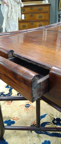Lot 37 - A Chinese hardwood card or games table, late 19th century