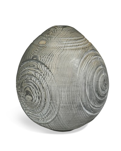 Lot 175 - Richard Chapman (b. 1951), a large carved ash vase