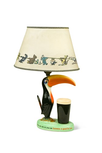 Lot 40 - A Carlton Ware Guinness Toucan table lamp