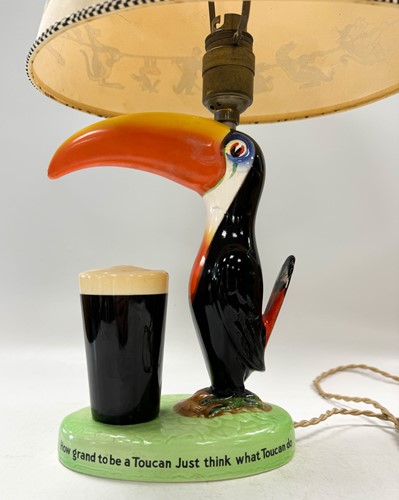 Lot 40 - A Carlton Ware Guinness Toucan table lamp