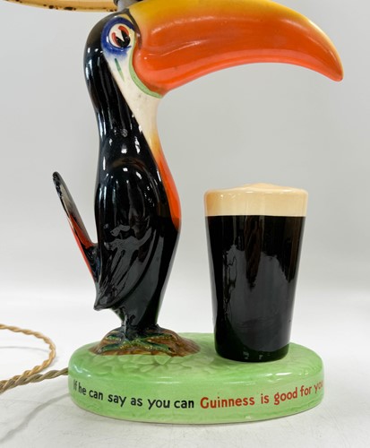 Lot 40 - A Carlton Ware Guinness Toucan table lamp