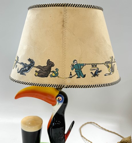 Lot 40 - A Carlton Ware Guinness Toucan table lamp