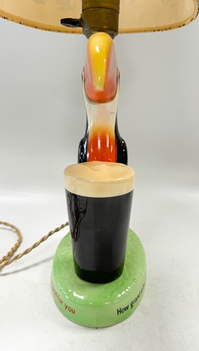 Lot 40 - A Carlton Ware Guinness Toucan table lamp