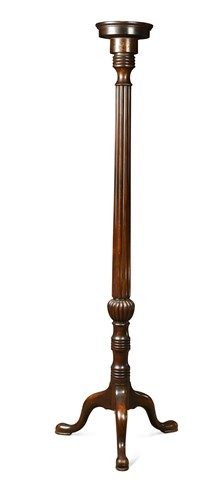 Lot 491 - A mahogany torchere, 19th century