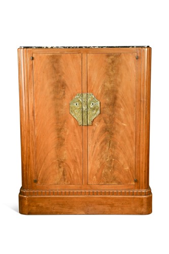 Lot 319 - An Art Deco mahogany (swietenia mahogani) cabinet, circa 1925, designed by Clément Goyeneche (1893-1984)