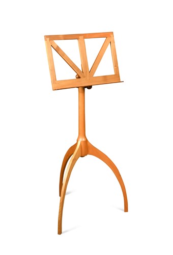 Lot 369 - A Shaker style cherrywood music stand