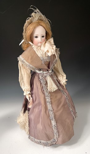 Lot 61 - A large Francois Gaultier bisque shoulder head fashion doll, circa 1875