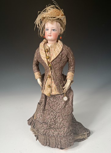 Lot 59 - A Francois Gaultier bisque shoulder head fashion doll, circa 1875