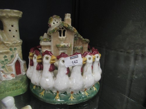 Lot 142 - A collection of Staffordshire and other...