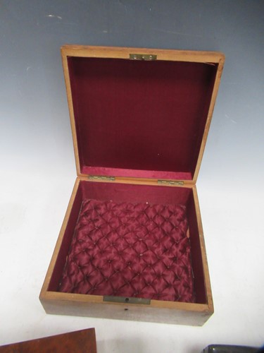 Lot 10 - A collection of wooden and other boxes to...