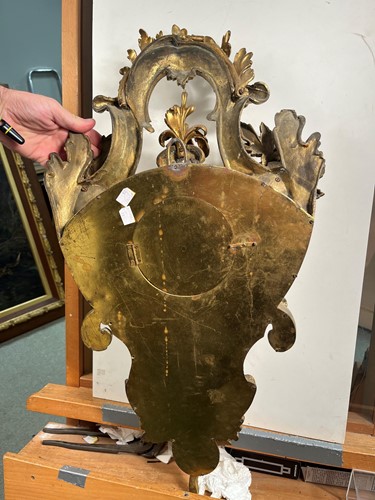 Lot 542 - A French ormolu cartel clock by Planchon a Paris, 19th century