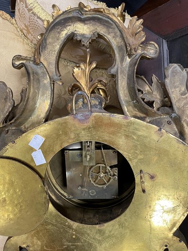 Lot 542 - A French ormolu cartel clock by Planchon a Paris, 19th century