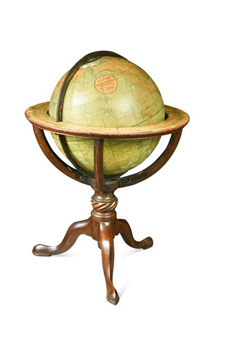 Lot 451 - A Twelve inch terrestrial table globe by W & A K Johnston, 1878