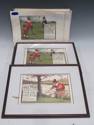 Lot 315 - Modern reproduction Rules of Golf after...