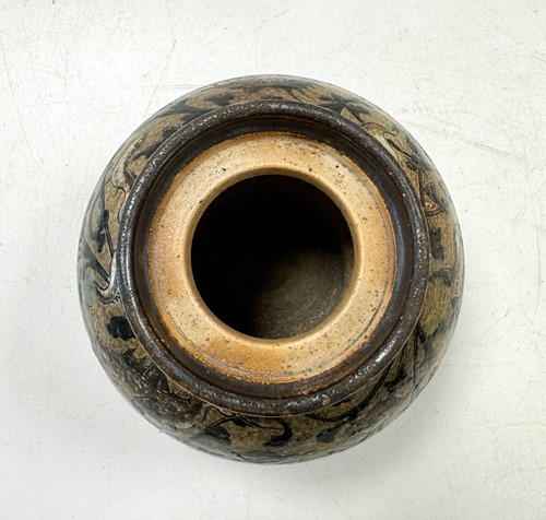 Lot 29 - Robert Wallace Martin for the Martin Brothers, a stoneware pot, 1888