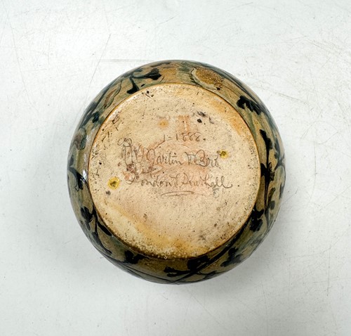 Lot 29 - Robert Wallace Martin for the Martin Brothers, a stoneware pot, 1888
