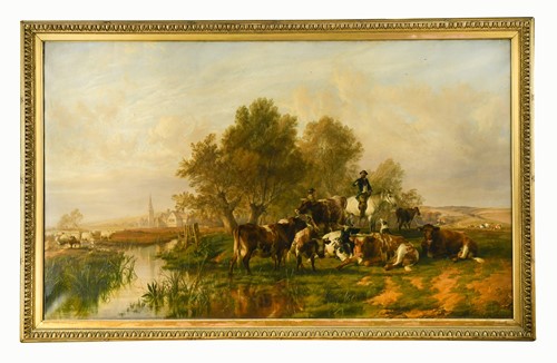 Lot 238 - Thomas Sidney Cooper RA (British, 1803-1902)