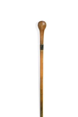 Lot 42 - A rhino horn walking stick, early 20th century