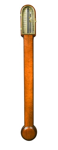 Lot 602 - A mahogany stick barometer by Bate, London, early 19th century