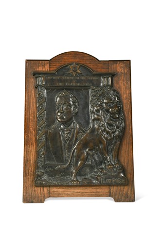 Lot 558 - Sydney Wilkinson (1894-1988), a bronze British Empire plaque, 1921