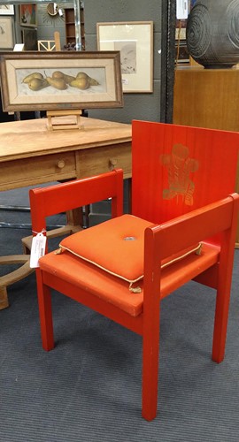Lot 359 - A Prince of Wales Investiture chair, designed by Lord Snowdon in 1969