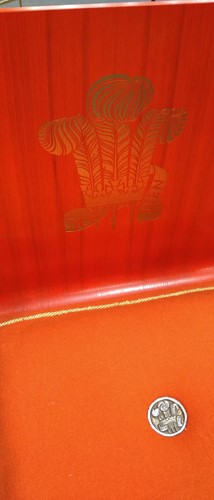 Lot 359 - A Prince of Wales Investiture chair, designed by Lord Snowdon in 1969