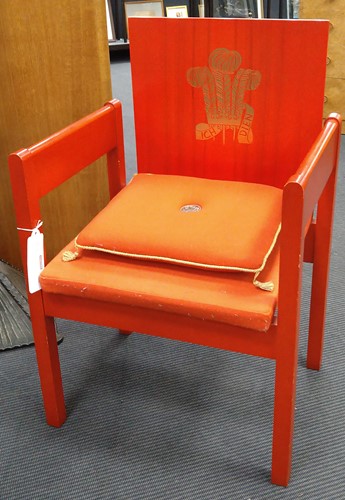 Lot 359 - A Prince of Wales Investiture chair, designed by Lord Snowdon in 1969