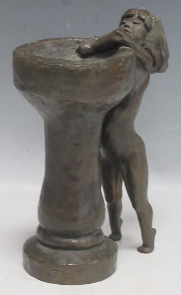 Lot 13 - Tom Greenshields, a bronzed resin model of the...