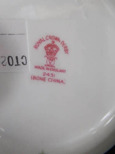 Lot 81 - A Royal Crown Derby 2451 pattern coffee cans...