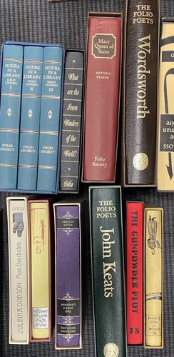 Lot 466 - Two boxes of Folio Society books including 2...