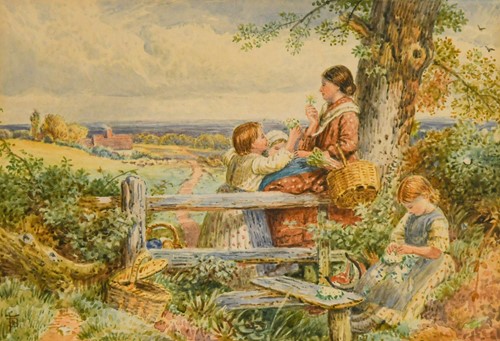 Lot 265 - Myles Birket Foster RWS (British, 1825-1899)