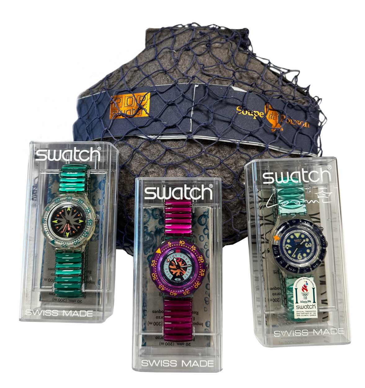 Lot 195 - A group of sixteen Swatch Watches