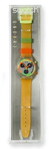Lot 202 - A Swatch chronograph wristwatch, Jelly Stag (SCK104)