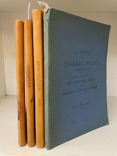 Lot 466 - Royal Coronation Orders of Service with Music