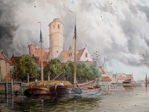 Lot 523 - Louis van Staaten (Dutch. 1836-1909)