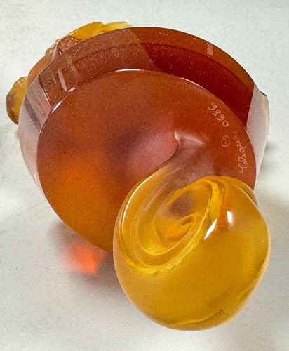 Lot 11 - Tianlong Dragon, a modern Lalique decanter and stopper