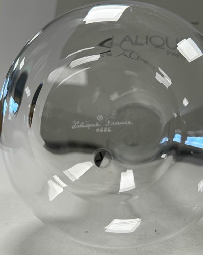 Lot 11 - Tianlong Dragon, a modern Lalique decanter and stopper