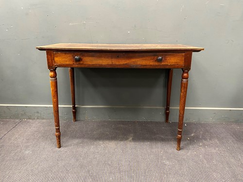 Lot 670 - A mahogany side table, 19th century