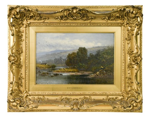 Lot 207 - Benjamin Williams Leader RA (British, 1831-1923)