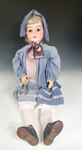 Lot 74 - A Simon & Halbig bisque head doll, early 20th century