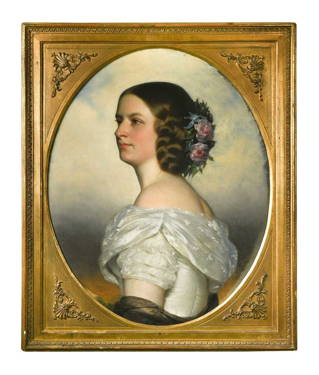 Lot 97 - Circle of Franz Xaver Winterhalter (German, 1805-1873)