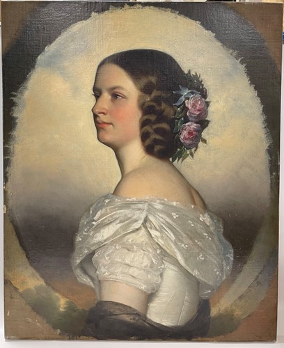 Lot 97 - Circle of Franz Xaver Winterhalter (German, 1805-1873)